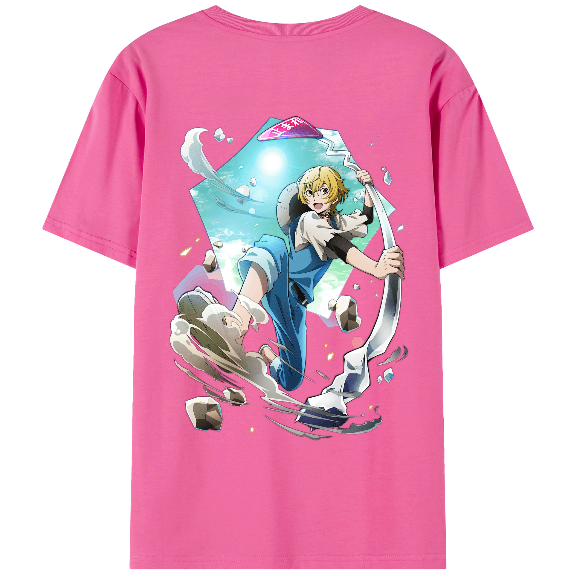 （画像用） 文豪ストレイドッグス Bungo Stray Dogs レディース半袖Tシャツ(バックプリント)